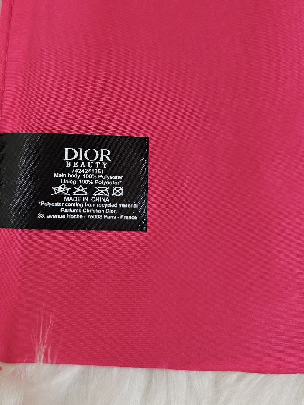New Miss Dior Beauty Tote Bag Exclusive + matching makeup pouch - Picture 3 of 16